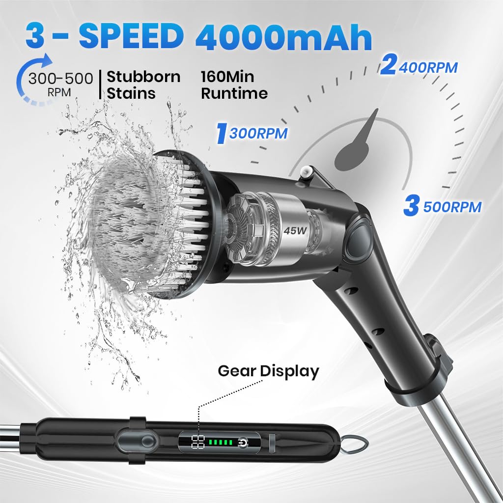 Electric Cordless Cleaning Brush