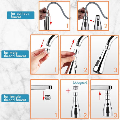 Tap Extender for Kitchen Sink